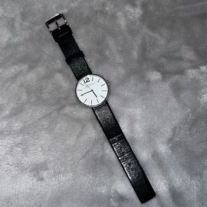 Marc by Marc Jacobs Silver and Black Modern Watch